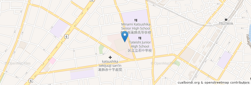 Mapa de ubicacion de 葛飾区基幹在宅介護支援センター en Japón, Tokio, Katsushika.