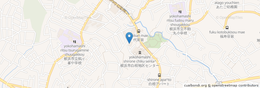 Mapa de ubicacion de 障害者地域活動ホームあさひ en Japan, Kanagawa Prefecture, Yokohama, Asahi Ward.