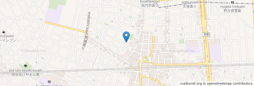 Mapa de ubicacion de ゆうゆう高円寺北館 en Japan, Tokyo, Suginami.