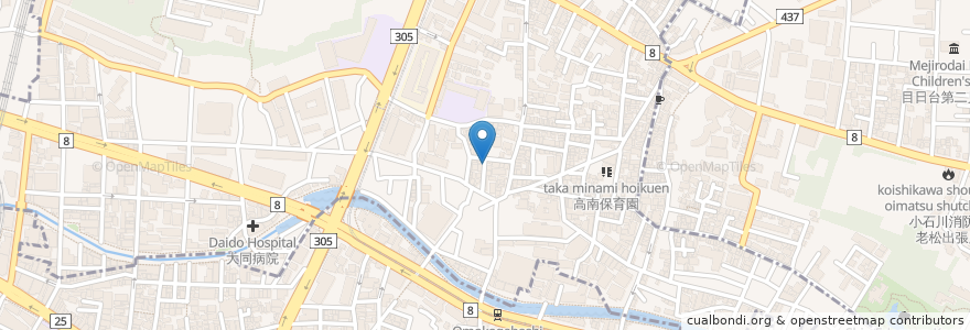 Mapa de ubicacion de 高田ことぶきの家 en Giappone, Tokyo, Toshima, Shinjuku.