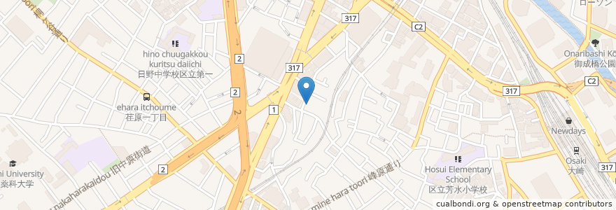 Mapa de ubicacion de ＳＳＳ１３ en Japan, 東京都, 品川区.