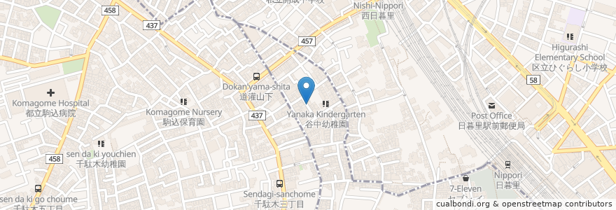 Mapa de ubicacion de ＳＳＳ２７ en اليابان, 東京都, 台東区.