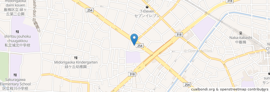 Mapa de ubicacion de ＳＳＳ４２ en اليابان, 東京都, 板橋区.