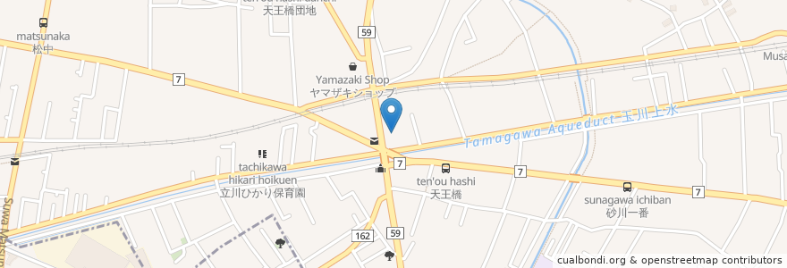 Mapa de ubicacion de SSS67 en Japão, Tóquio, 立川市.
