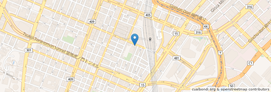 Mapa de ubicacion de でですけ en Japon, Tokyo, 港区.