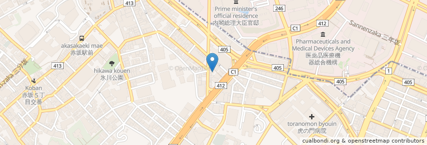Mapa de ubicacion de きすけ en Giappone, Tokyo, Minato.