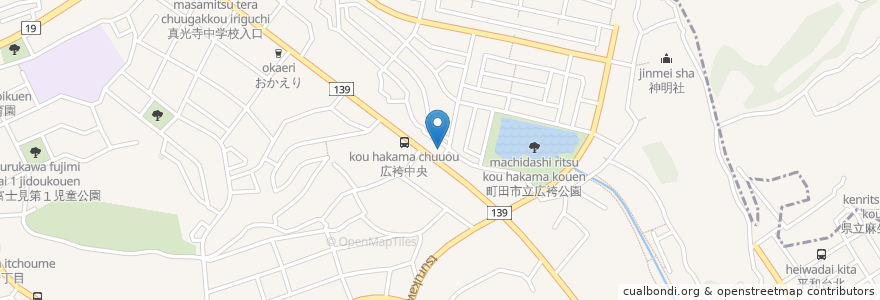 Mapa de ubicacion de なごみ歯科医院 en Japan, 東京都, 町田市.