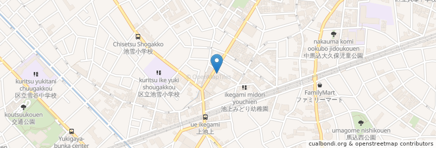 Mapa de ubicacion de クリエイトSD en Giappone, Tokyo, 大田区.