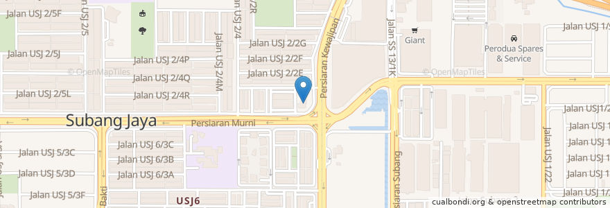 Mapa de ubicacion de Shell en マレーシア, セランゴール, Majlis Bandaraya Subang Jaya.