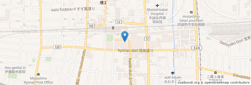 Mapa de ubicacion de スターバックス en 日本, 东京都/東京都.