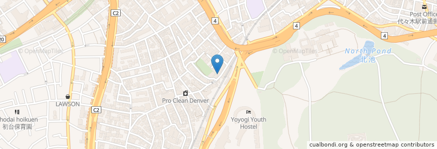 Mapa de ubicacion de MUFG en Jepun, 東京都, 渋谷区.