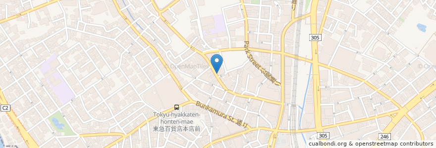 Mapa de ubicacion de サンマルクカフェ en Japão, Tóquio, 渋谷区.
