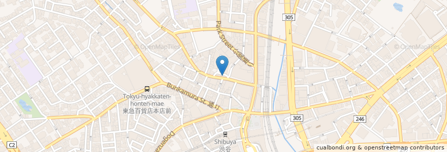 Mapa de ubicacion de PRONTO en ژاپن, 東京都, 渋谷区.
