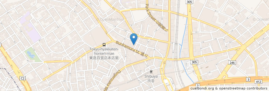 Mapa de ubicacion de ドトールコーヒーショップ en Япония, Токио, Сибуя.