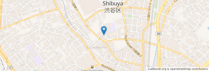 Mapa de ubicacion de Rhythm Cafe & Bar en Japão, Tóquio, 渋谷区.