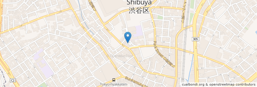 Mapa de ubicacion de Barquinho en 日本, 東京都, 渋谷区.