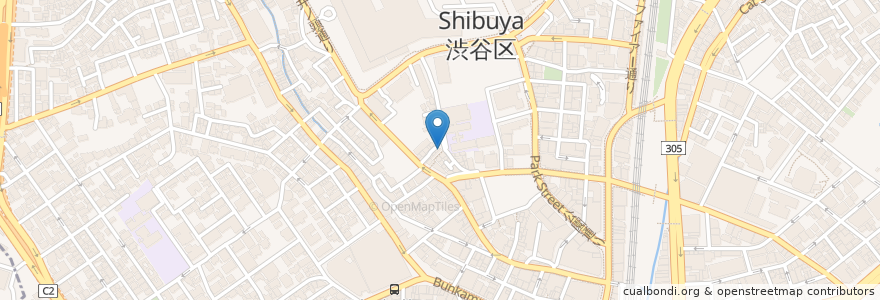 Mapa de ubicacion de Cafe and Dining and People en ژاپن, 東京都, 渋谷区.