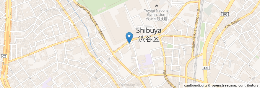 Mapa de ubicacion de belami en 일본, 도쿄도, 시부야구.