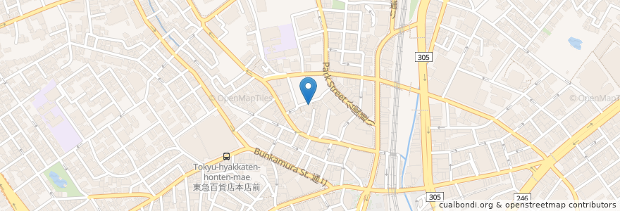 Mapa de ubicacion de Cinemarise en Japon, Tokyo, 渋谷区.