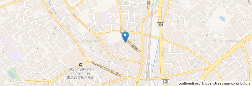 Mapa de ubicacion de Miyama en اليابان, 東京都, 渋谷区.