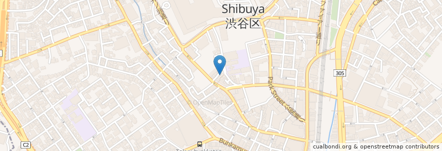 Mapa de ubicacion de のどか en Japon, Tokyo, 渋谷区.