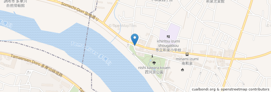 Mapa de ubicacion de 水神社 en Japan, Tokio.
