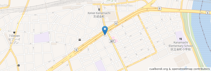 Mapa de ubicacion de りそな銀行 en Japan, 東京都, 葛飾区.