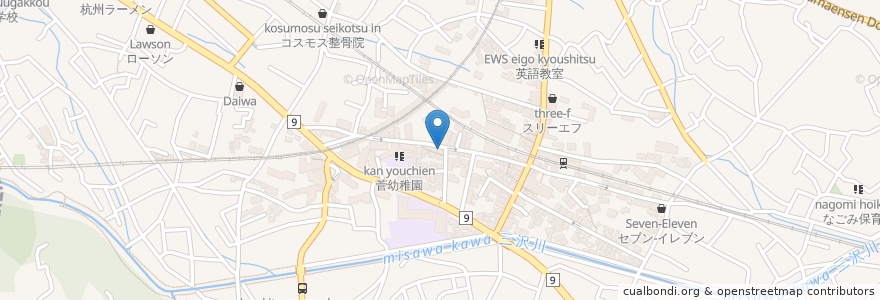 Mapa de ubicacion de ドトールコーヒーショップ en اليابان, كاناغاوا, 川崎市, 多摩区.