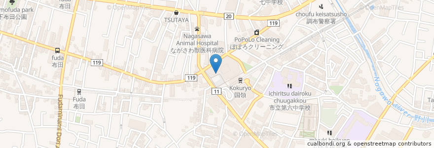 Mapa de ubicacion de MOS Burger en Japan, Tokyo, Chofu.