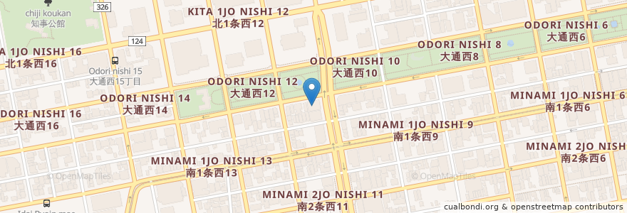 Mapa de ubicacion de ENEOS en اليابان, محافظة هوكايدو, 石狩振興局, 札幌市, 中央区.