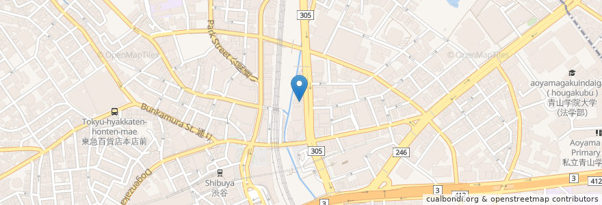 Mapa de ubicacion de ホみや en Japonya, 東京都, 渋谷区.