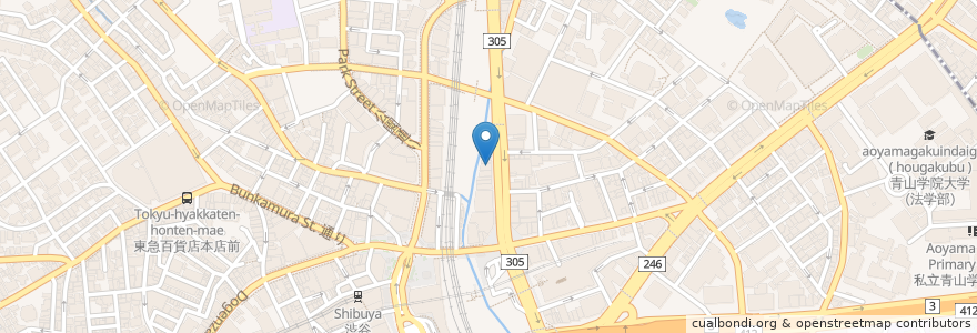 Mapa de ubicacion de 渋谷セントラルクリニック en Japan, Tokio, 渋谷区.