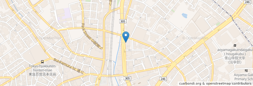 Mapa de ubicacion de nijumaru en Japon, Tokyo, 渋谷区.