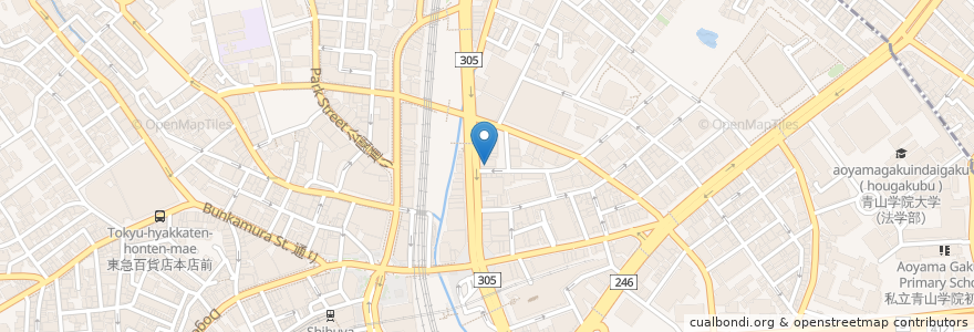 Mapa de ubicacion de さくらクリニック en 日本, 東京都, 渋谷区.