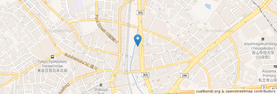 Mapa de ubicacion de ディアファーマシー en 日本, 東京都, 渋谷区.