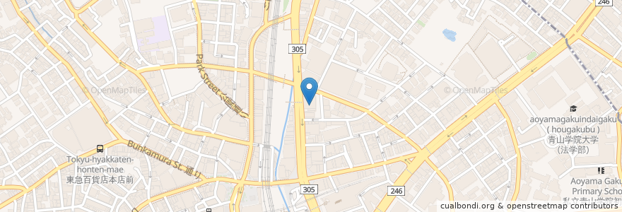 Mapa de ubicacion de ルノアール en Japan, Tokio, 渋谷区.