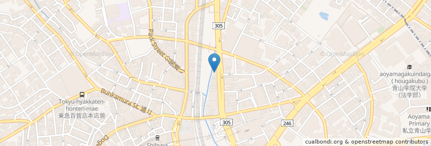 Mapa de ubicacion de 南クリニック en Japon, Tokyo, 渋谷区.