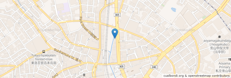 Mapa de ubicacion de 渋谷一蔵 en 일본, 도쿄도, 시부야구.