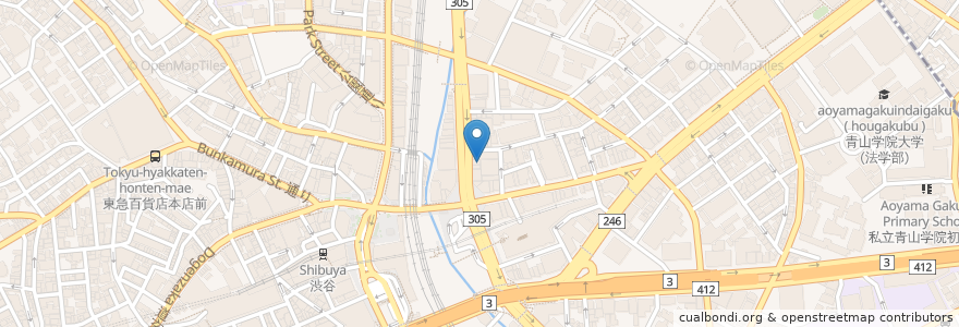 Mapa de ubicacion de ドトールコーヒーショップ en Japan, 東京都, 渋谷区.