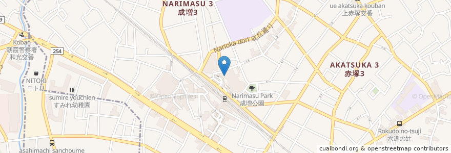 Mapa de ubicacion de 巣鴨信用金庫 en Japão, 板橋区.
