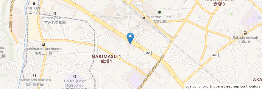 Mapa de ubicacion de 平澤歯科 en Japan, Tokyo, Nerima.