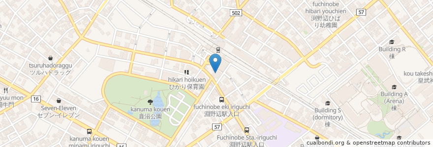 Mapa de ubicacion de 淵野辺駅南口第2 en ژاپن, 神奈川県, 相模原市, 中央区.