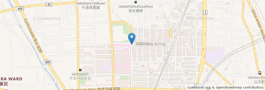 Mapa de ubicacion de フレンド薬局 小杉店 en Japan, Präfektur Kanagawa, 川崎市, 中原区.