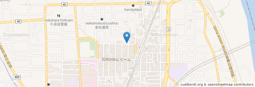 Mapa de ubicacion de Powers en Japão, 神奈川県, 川崎市, 中原区.