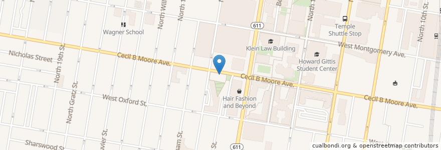 Mapa de ubicacion de Owl Breakfast and Lunch en États-Unis D'Amérique, Pennsylvanie, Philadelphia County, Philadelphia.