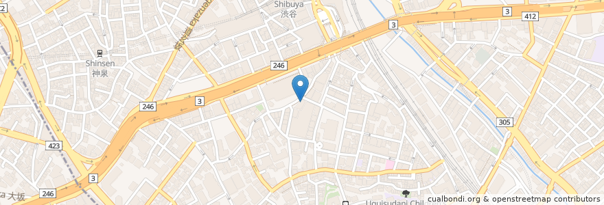 Mapa de ubicacion de daylight kitchen en Japonya, 東京都, 渋谷区.