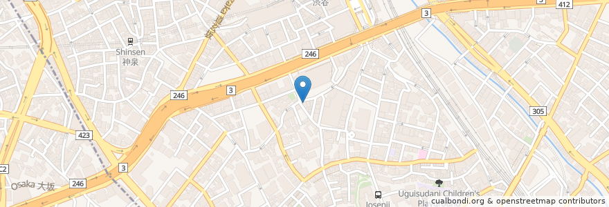 Mapa de ubicacion de 末日イエスキリスト教会 en Japão, Tóquio, 渋谷区.