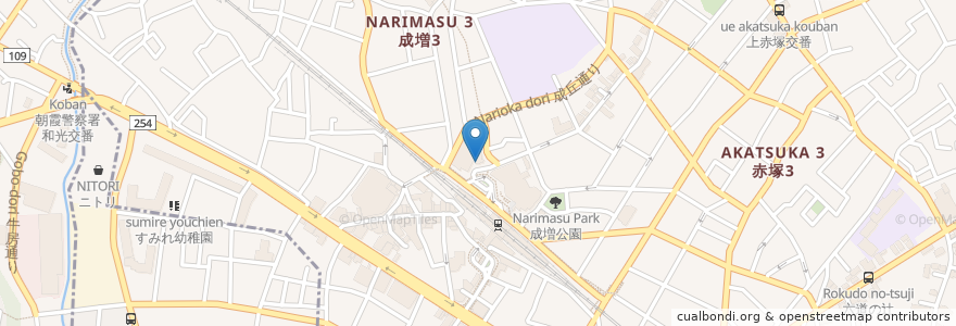 Mapa de ubicacion de マクドナルド en Japão, 板橋区.