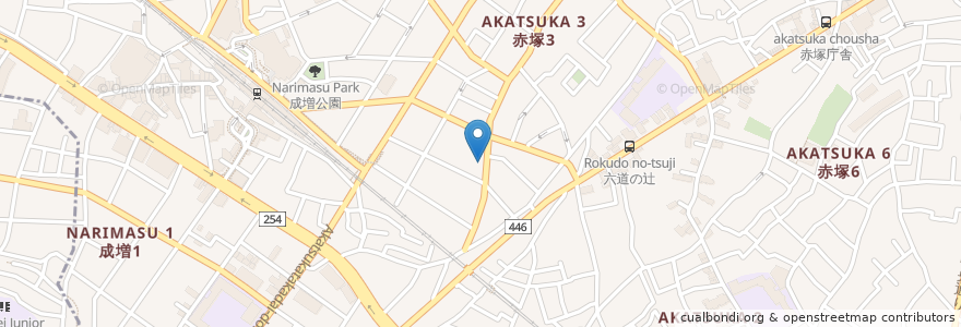Mapa de ubicacion de 藤の湯 en Japan, Tokyo, Itabashi.
