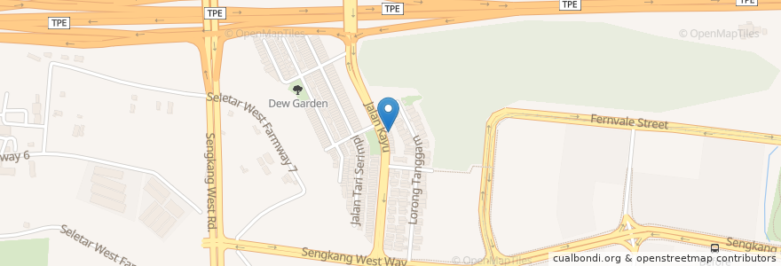 Mapa de ubicacion de J.Kayu.Prata en Singapura, Central.